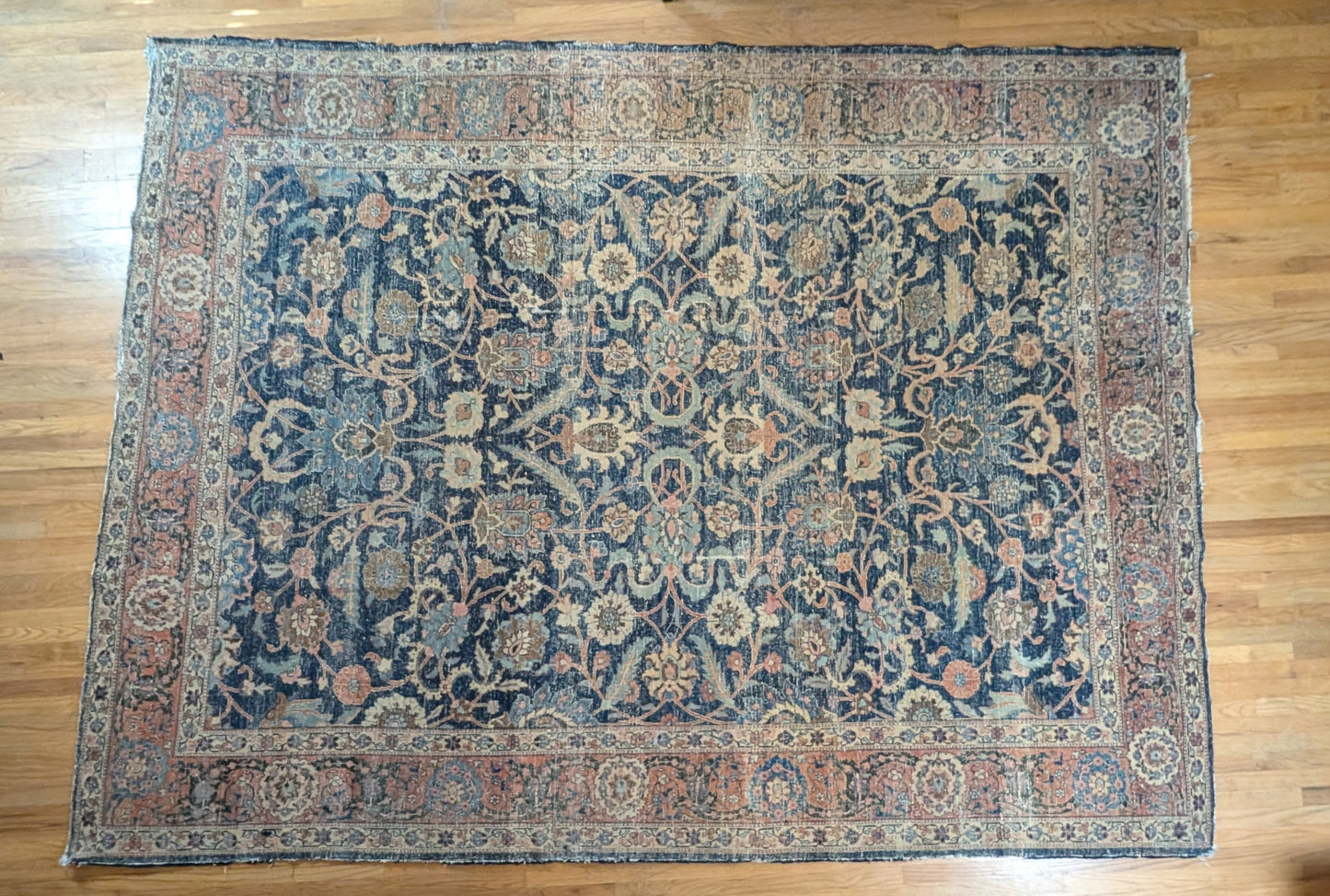 #015 Antique 140" x 105" Persian Tabriz