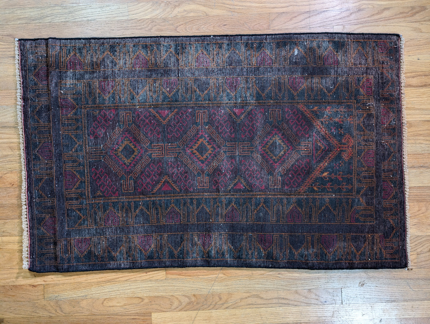 #018 3' x 4' Afghan Adreskani Rug