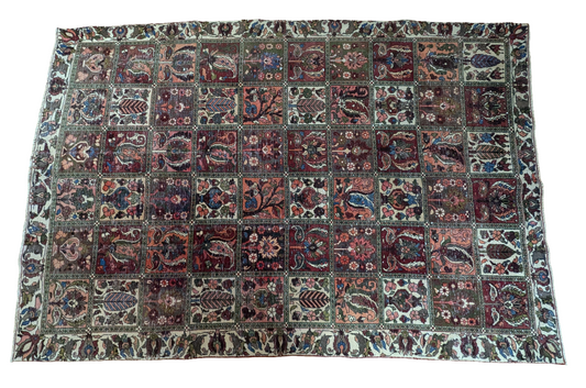 #026 7'x10' Persian Bakhtiari Area Rug