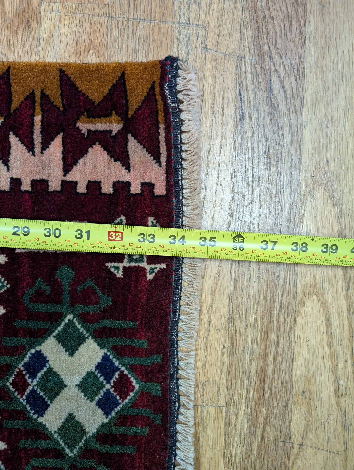 #045 35" x 22" Afghan Accent Rug